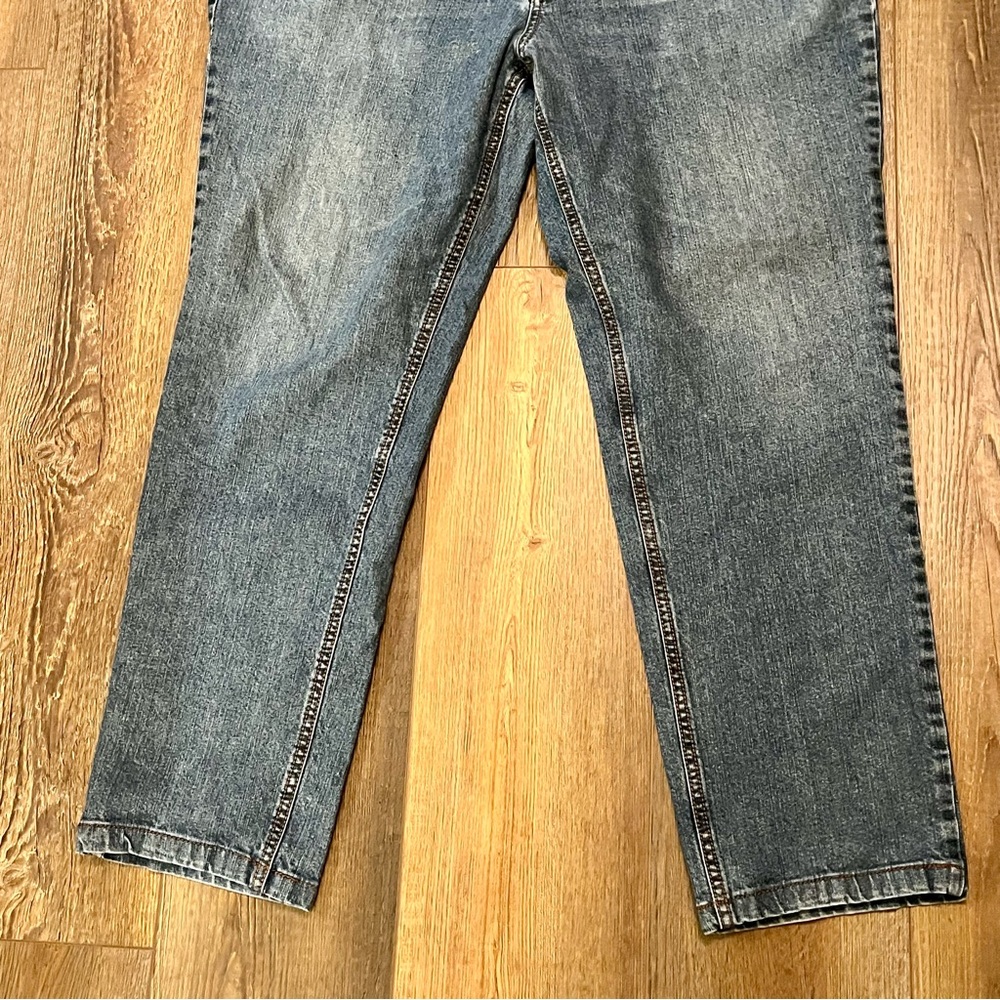 Hiltl ZE500 Blue Jeans Mens 42x28 Kid Contemporary‎ Fit Medium Wash Straight Leg - Picture 8 of 16